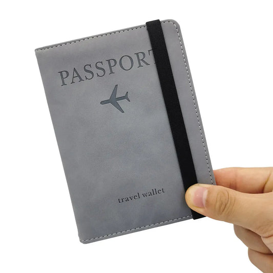 Slim Leather Travel Passport Wallet